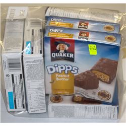 6 BOXES OF QUAKER DIPS GRANOLA BARS