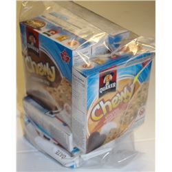 6 BOXES OF ASSORTED QUAKER GRANOLA BARS