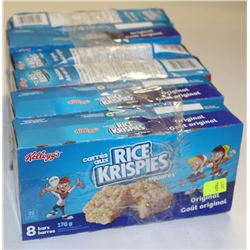 6 BOXES OF ASSORTED RICE CRISPY SQUARES