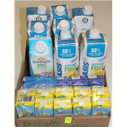 FLAT OF ASSORTED JUICE