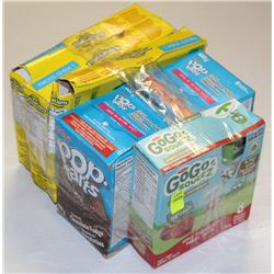 6 BOXES OF ASSORTED SNACKS