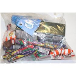 BAG OF ASSORTED CANDY AND CHOCOLATE BARS