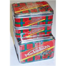 5 BOXES OF MACINTOSH'S CREAMY TOFFEE