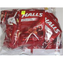 BAG OF CHERRY HALLS COUGH TABLETS