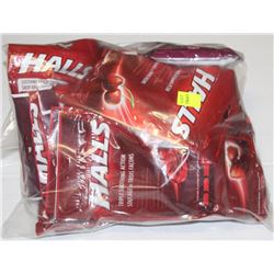 BAG OF CHERRY HALLS COUGH TABLETS