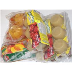 BAG OF ASSORTED FRUIT AND FRUIT SAUCES