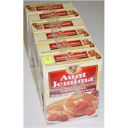 6 BOXES OF AUNT JEMIMA PANCAKE MIXES