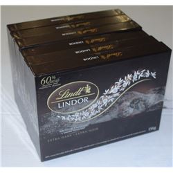 6 BOXES OF LINDOR EXTRA DARK CHOCOLATES