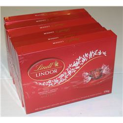 6 BOXES OF LINDOR MILK CHOCOLATES
