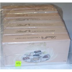 7 BOXES OF LINDT CREATION DESSERT CHOCOLATES