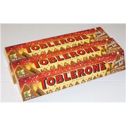 LOT OF 5 TOBLERONE MILK CHOCOLATE BARS
