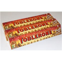LOT OF 5 TOBLERONE MILK CHOCOLATE BARS