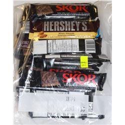 BAG OF ASSORTED CHOCOLATE BARS