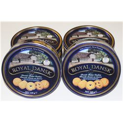 6 TINS OF ROYAL DANSK DANISH BUTTER COOKIES