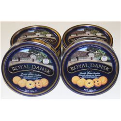 6 TINS OF ROYAL DANSK DANISH BUTTER COOKIES