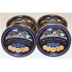 6 TINS OF ROYAL DANSK DANISH BUTTER COOKIES