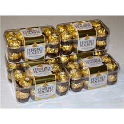 6 BOXES OF FERRERO ROCHER HAZELNUT CHOCOLATES