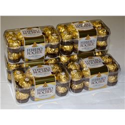6 BOXES OF FERRERO ROCHER HAZELNUT CHOCOLATES