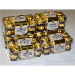 6 BOXES OF FERRERO ROCHER HAZELNUT CHOCOLATES