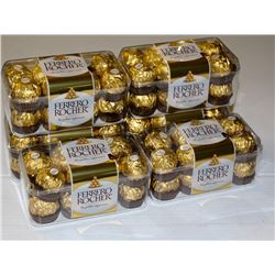 6 BOXES OF FERRERO ROCHER HAZELNUT CHOCOLATES