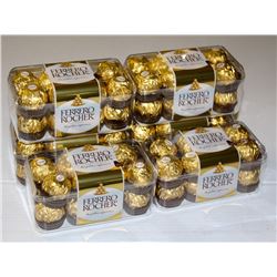 6 BOXES OF FERRERO ROCHER HAZELNUT CHOCOLATES