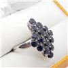 Image 2 : 4) STERLING SILVER SAPPHIRE RING