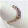 Image 3 : 33) 10K ROSE GOLD TANZANITE RING
