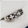 Image 2 : 62) STERLING SILVER RING SIZE 8