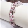 Image 1 : 11) STERLING SILVER PEARL CUBIC ZIRCONIA BRACELET