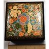 Image 2 : 21)  DECORATED WOODEN LACQUER BOX