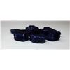 Image 2 : 6)  LOT OF 114.5 CT ROUGH BLUE SAPPHIRE