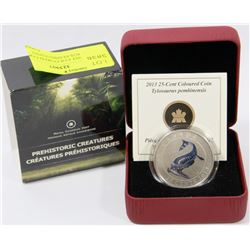 2013 25CENT COLOURED COIN TYLOSARUS PEMBINENSIS