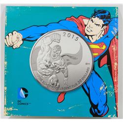 2015 CANADIAN FINE SILVER SUPERMAN $20 COIN