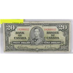 1937 CANADIAN 20 DOLLAR BILL