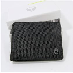 NIXON CAPE BI-FOLD WALLET BLACK NYLON