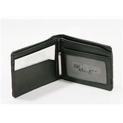 NIXON ESCAPE BI-FOLD CLIP WALLET BLACK NYLON