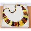 Image 1 : GENUINE BALTIC AMBER NECKLACE, MULTI COLOR