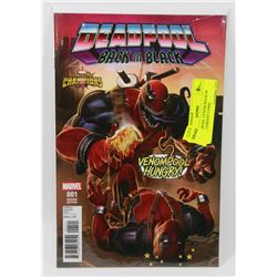 #1 DEADPOOL VENOM BACK IN BLACK VARIANT COMIC