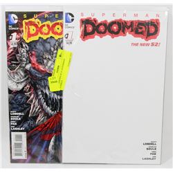 2 VERSIONS OF #1 SUPERMAN COMICS