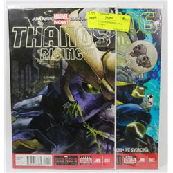 LOT OF 2 THANOS RISING, #1-2 ORIGIN STORY