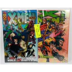 #1 X-MEN PRIME AND #1 X-MEN ALPHA  COLLECTORS