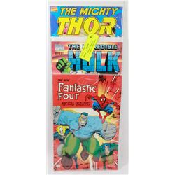 LOT OF 3 VINTAGE MARVEL GRAPHIC COMICS, SPIDERMAN