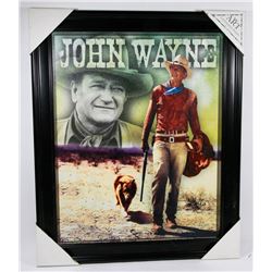 FRAMED JOHN WAYNE LICENSED PRINT