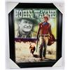 Image 1 : FRAMED JOHN WAYNE LICENSED PRINT