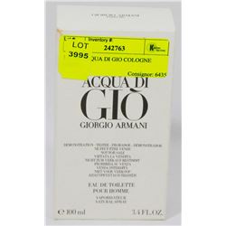 MENS ACQUA DI GIO COLOGNE 100ML