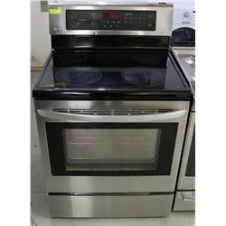 LG STAINLESS STEEL STOVE 30"X25"X46".