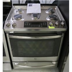 SLIDE IN FRONT CONTROL STAINLESS STEEL APPEARANCE