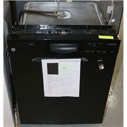 GE BLACK BUILT IN DISHWASHER S/S TALL TUB