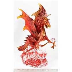 FRANKLIN MINT GUARDIAN OF FIRE DRAGON FIGURINE