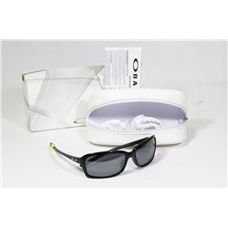 OAKLEY DISPUTE POLISHED BLACK SUNGLASSES